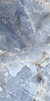 PR213 керамогранит Honey Onyx Blue Polished 60*120см (1,44м2) PR213